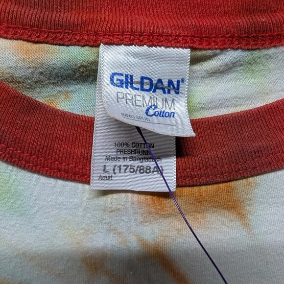 Mid 2010s Magic School Bus Tie Dye Ringer T-shirt - Picture 4 of 4